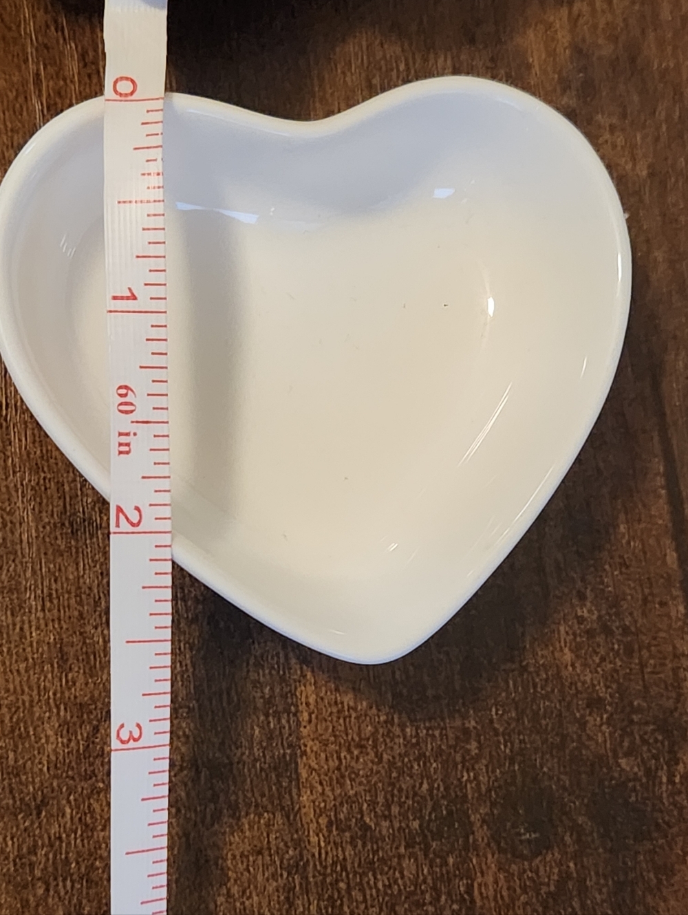 HEART SHAPED CERAMIC RING DISH - Picture 6 of 6